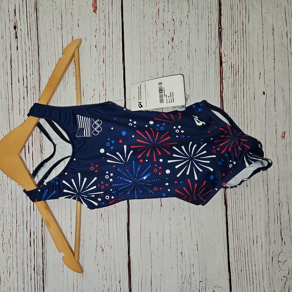 NWT Girls Child Small GK Elite Team USA Leotard - Picture 6 of 16